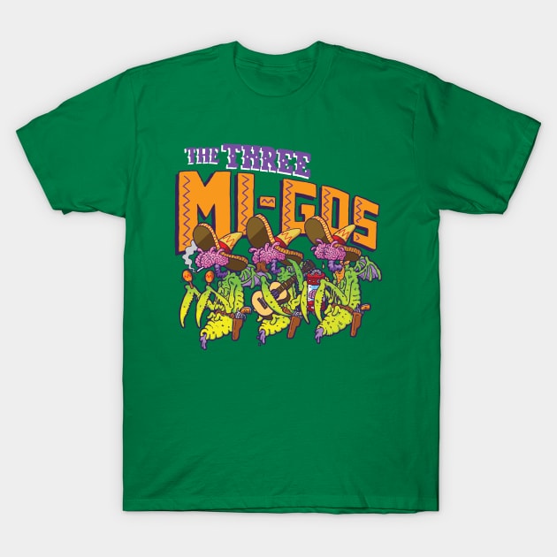 The Three Mi-gos T-Shirt by LittleCozyNostril